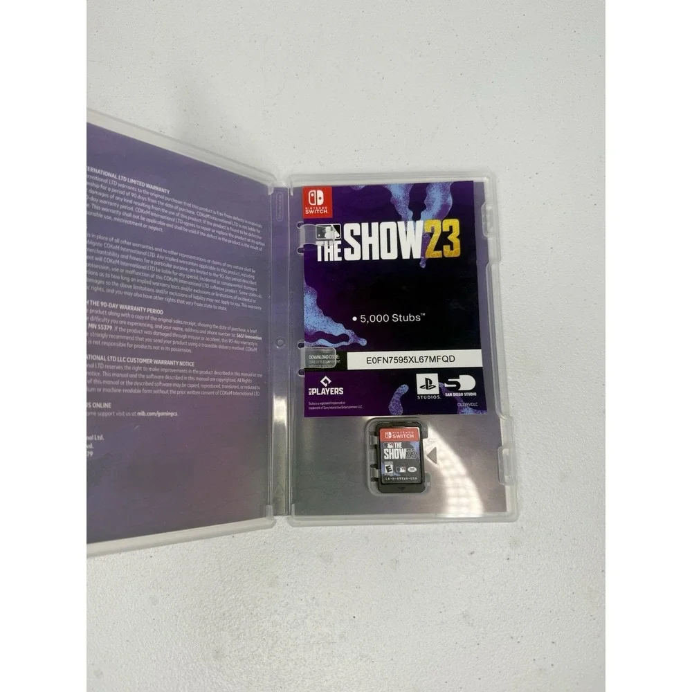 NINTENDO SWITCH THE SHOW 23 GAME & CASE